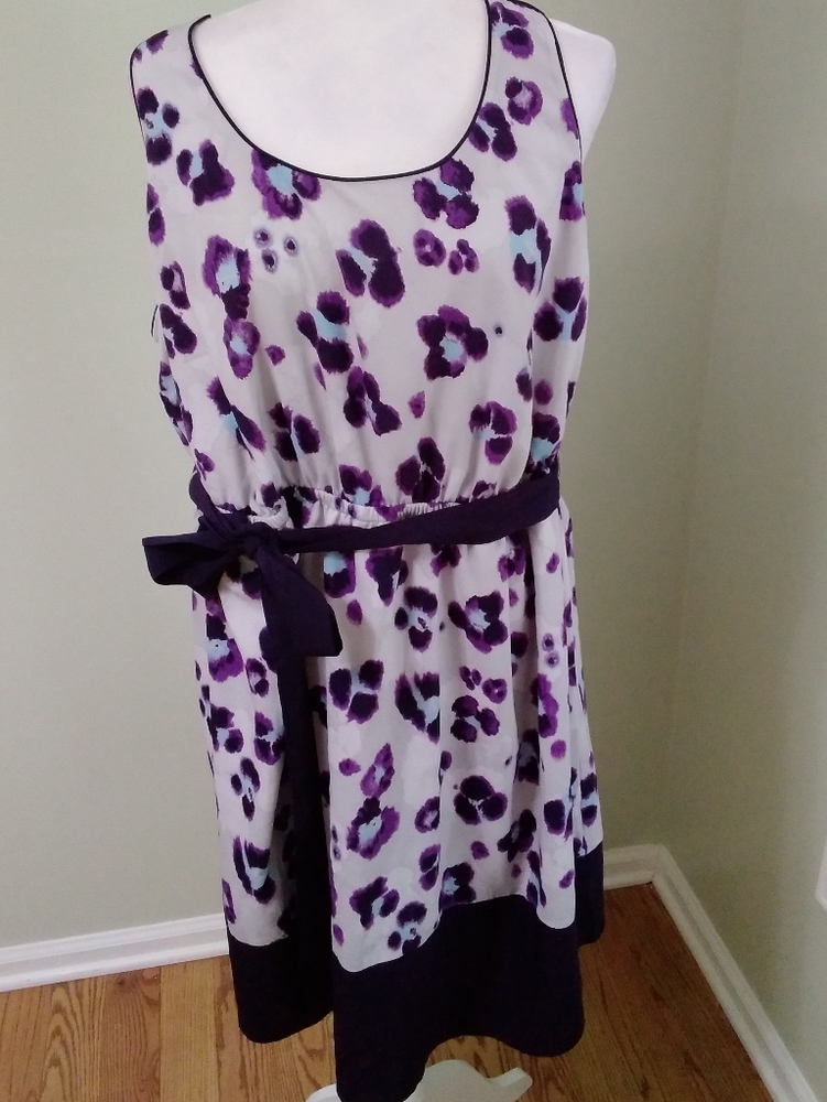 Lane Bryant Floral Watercolor Dress